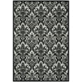 thumbnail image 3 of Nourison Damask Vintage Black/White 5' x 7' Area Rug, (5x7), 3 of 10
