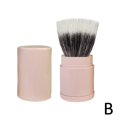 thumbnail image 4 of Portable Retractable Makeup Brush with Dust Cover Ideal for Blush Setting Powder Foundation, 4 of 8