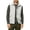 Beige, variant on WRKEKC Softshell Vest for Men Stand Collar Zip-Up Multi Pocket Windproof Sleeveless Outerwear for Hiking and Daily Outfits