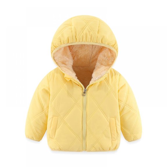 LOVEBAY Baby Boy Winter Clothes Winter Down Coats for Kids Baby Light Puffer Padded Jacket Hoods Infant Outerwear Long Sleeve Cute Baby Snowsuit