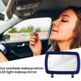 thumbnail image 4 of SSZMDLB under $5 Car Visor Vanity Mirror, Rechargeable Mirror with 3 Light Modes, Dimmable Clip-on Sun Visor Mirror, Makeup Mirror with Brush Screen, Universal Car Accessory, 4 of 8