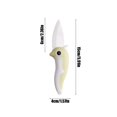 thumbnail image 3 of Estbridge Foldable Ceramic Knife Convenient to Carry Innovative Design and Sharp Blades for Easy Cutting of Vegetables Great for Home and Outdoor Use Christmas Gifts, 3 of 5