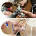 thumbnail image 4 of Clearance! beishanbush Fixing Clip 520 Pc Butt Ring Electrical Connector Splice 2210 Gauge Wire Terminal Kit One Size Clear, 4 of 7