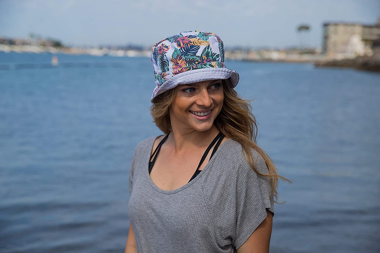LINLINPAPA Bucket Hat Vintage Outdoor 
