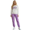thumbnail image 1 of Set Mujer Sudadera Estampada y Pants Casual Cálido, 1 of 5