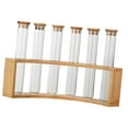 thumbnail image 1 of Coffee Beans Tubes Bottle Candy Storage Canister Airtight Transparent Glass Test Curved Base, 1 of 9
