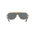 thumbnail image 4 of Versace VE 2140 1002/87 - Black Gold/Grey by Versace for Men - 40-14-135 mm Sunglasses Versace Versace, 4 of 4