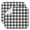 Black and White, variant on Yellow and White Checkered Pattern 2 Pack Kitchen Dish Drying Mat, Ultra Absorbent Microfiber Dish Drainer Mat, 16"x18"
