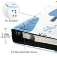 thumbnail image 3 of FORMRS 3 Ring Photo Album 4"x6" Self Adhesive Large Capacity PU Leather Cover, Simple Cartoon Snowmen, 3 of 8