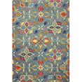 thumbnail image 1 of Bashian R131-SLA-2.6X8-AL111 Bashian Valencia Collection Floral Transitionnel 100% Laine Touffeté à la Main Zone Tapis&44; Ardoise - 2 Pi 6 Po x 8 Pi., 1 of 1