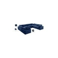 thumbnail image 2 of Meridian Furniture Comfy Navy Velvet 8-Pc. Modular Sectional, 2 of 11