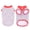 Red, variant on Necvior Dog Cooling Shirt V Neck Design Breathable Fabric For Active Pet Summer Outdoor Activities Beach Walks Color Large