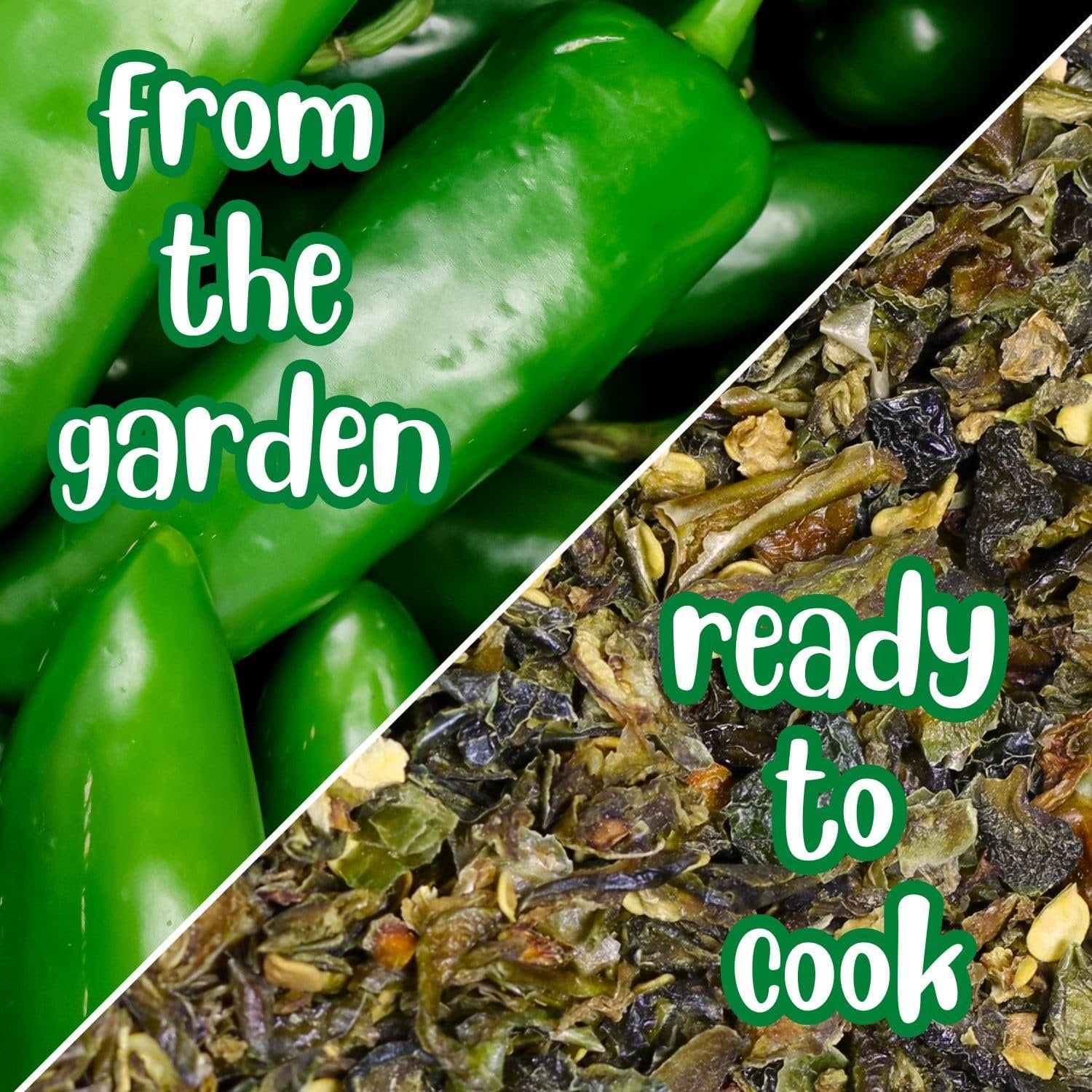 Dried Jalapeno Dices by It's Delish, 5 Lbs Bulk Bag  Dehydrated Jalapenos  Diced Green Jalapeo Peppers for Chili and Sausage Making, Hot Spicy Foods  Ready to Cook Chopped Veggies  Vegan, Kosher