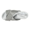 thumbnail image 4 of Easy Spirit Womens Judy Rhinestone Metallic Slide  Casual Shoes, 4 of 5
