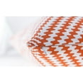 thumbnail image 4 of TreeWool (Pack of 2) Kaleidoscope Accent Decorative Square Cotton Throw Pillow Covers (22" x 22", Orange), 4 of 6