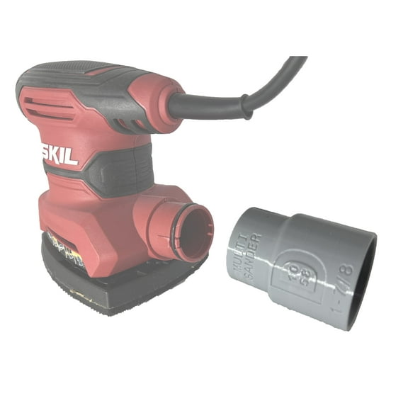 Sander Vacuum Hose Adapter compatible with SKIL Corded Multi-Function Detail Sander SR232301 SR211601 SR250801 Dust Collector Reducer by 1058Designs (1-1/4")