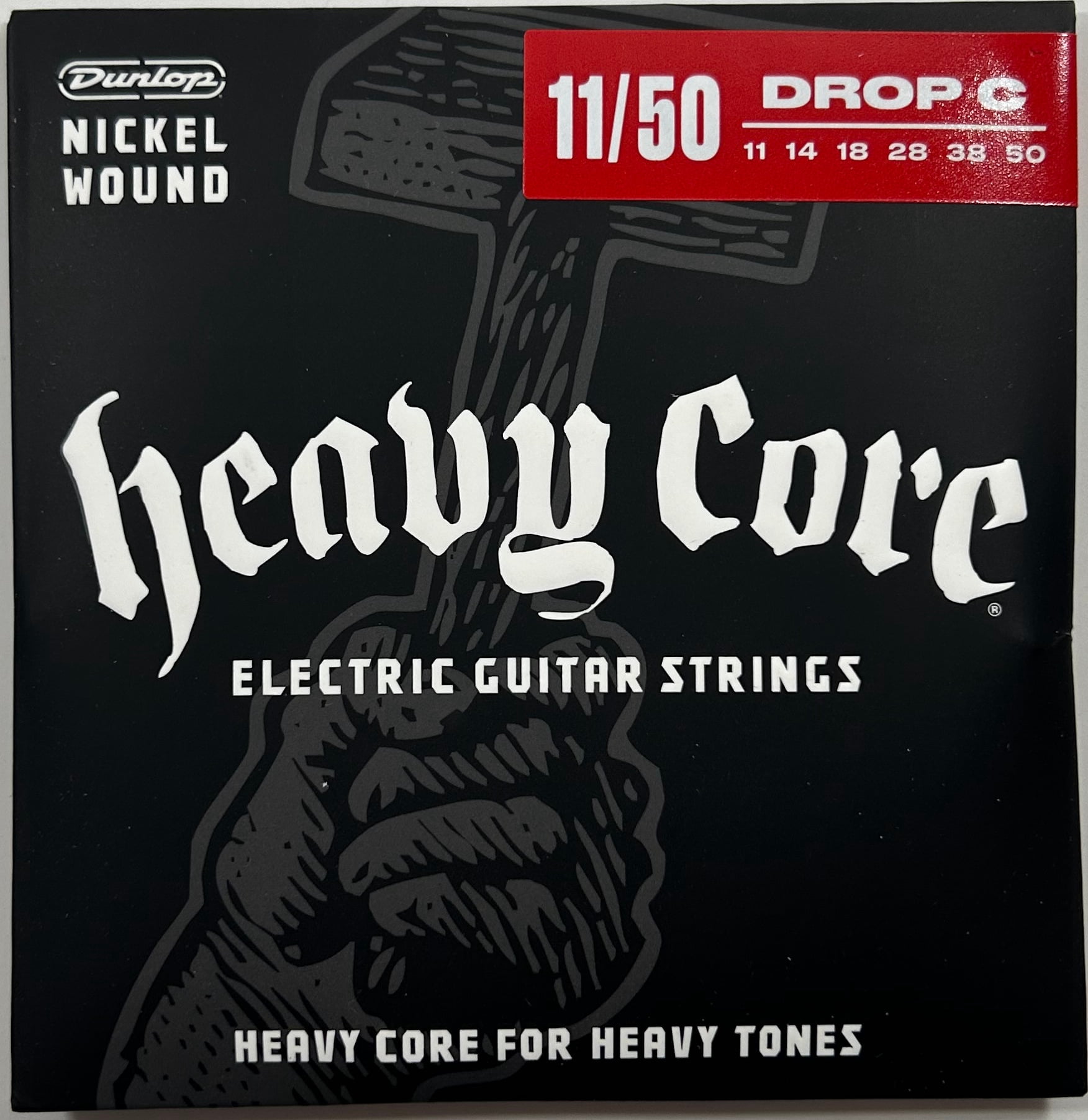 Dunlop Guitar Strings Electric 3 Sets Heavy Core Extra Heavy (Heavier) 11-50
