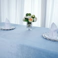 thumbnail image 5 of Balsa Circle 90" x 156" Dusty Blue Rectangular Premium Velvet Tablecloth Reception Catering, 5 of 8