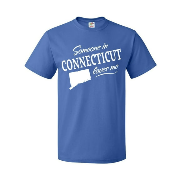 Inktastic Someone in Connecticut Loves Me T-Shirt
