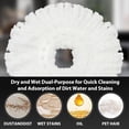 thumbnail image 5 of Spin Mop and Bucket with Wringer Set,360? Mop and Bucket System with 3 Microfiber Mop Refills and 50" Extended Handle for Floor Cleaning (Black), 5 of 6