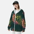 thumbnail image 3 of Kdxio Mandala Print Women Men Sun Protection UPF 50+ Jackets Zip Up Long Sleeve Hoodie Hiking Lightweight with Pockets, 3 of 7