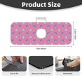 thumbnail image 2 of Vsdgher French Bulldog Kitchen Sink Splash Guard Faucet Mat -1 PC Super Absorbent Fast Drying Mat Sink Gadgets-Splash, Bathroom,Sink Mat,(15" X 5.5" ), 2 of 7