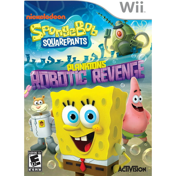 Spongebob Squarepants Plankton S Robotic Revenge Nintendo Wii