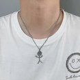 thumbnail image 4 of Funny Doodle necklace Silver Silver---Product code 39303, 4 of 4