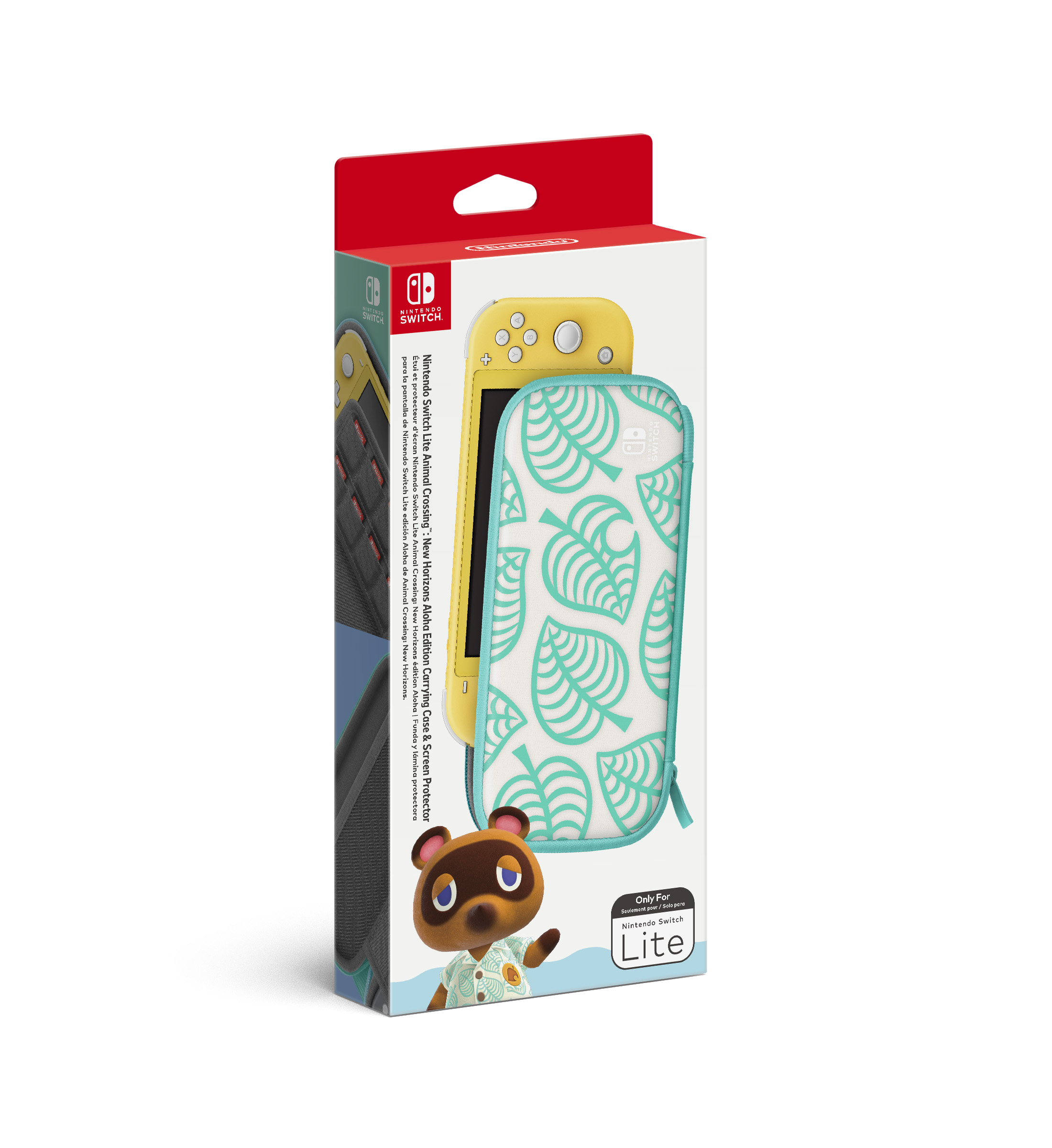 Nintendo Switch Lite Animal Crossing: New Horizons Aloha Edition Carrying Case & Screen Protector - image 2 of 2