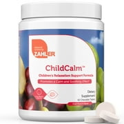 Zahler ChildCalm, Kosher Chewable Magnesium, Calming Supplement, 60 Chewable Tablets