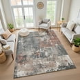 thumbnail image 7 of Addison Rugs Mayfield Premium Machine Washable Transitional Abstract Paprika Rectangle Rug, 9' x 12', 7 of 7
