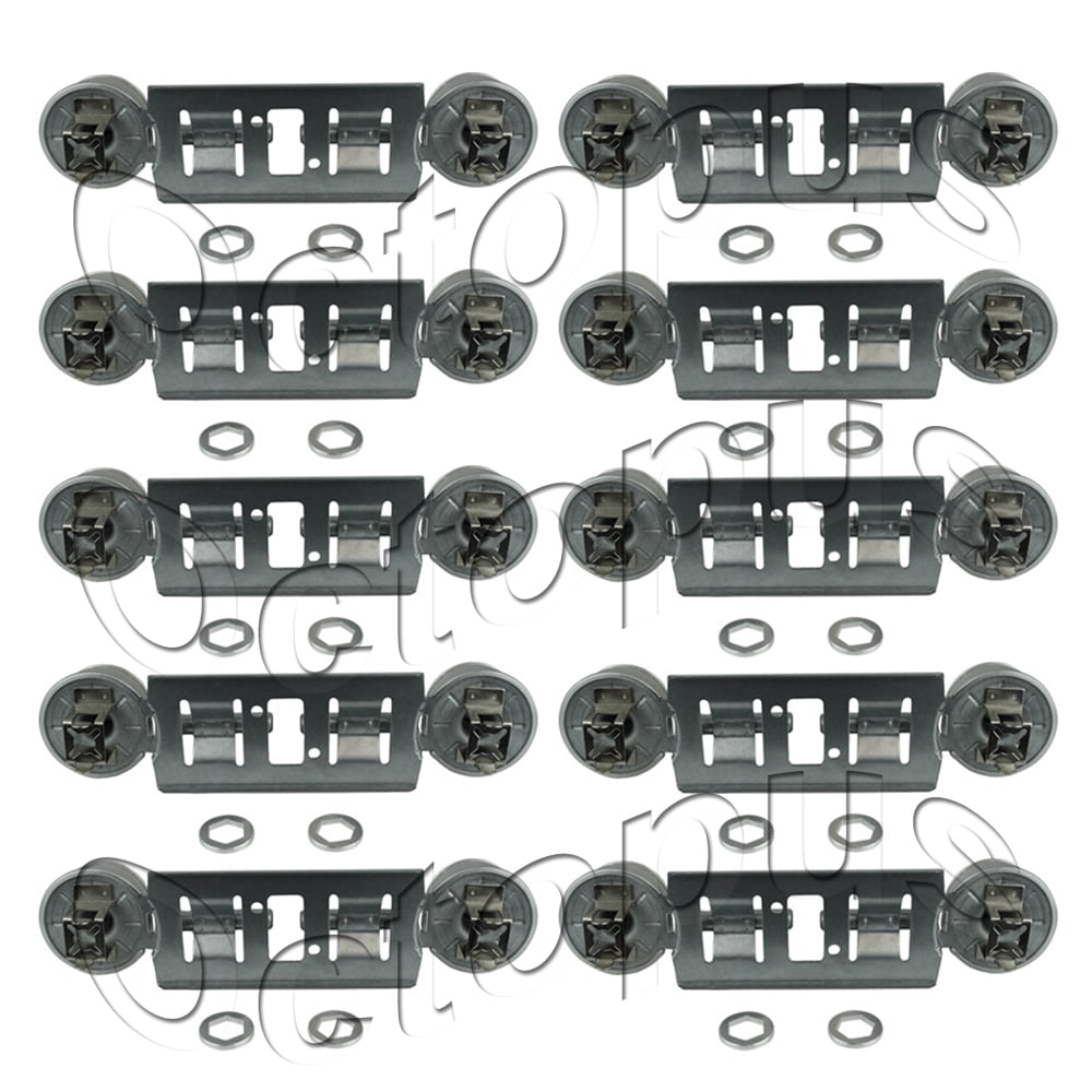 10PCS WB16K10026 Gas Stove Top Double Burner Assembly fits GE AP2633210