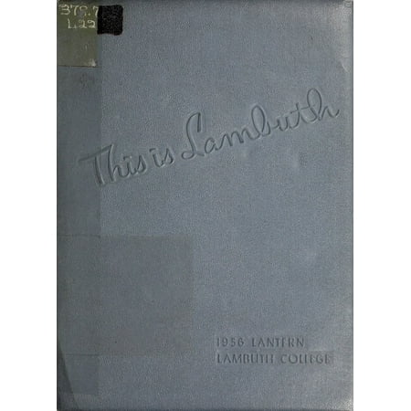 (Custom Reprint) Yearbook: 1956 Lambuth College - Lantern Yearbook (Jackson TN)