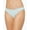 Light Blue, variant on Pretty Cotton Bikini Underwear, Peach Paisley, XL