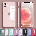 thumbnail image 2 of Funda protectora Funda De Silicona Resistente aplicar para Iphone 11 12 13 Pro Max X Xr 7 8 Plus Con Bordes De Vidrio Suave, 2 of 4