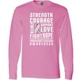 thumbnail image 3 of Inktastic Parkinson Disease Awareness Strength Courage and Support Long Sleeve T-Shirt, 3 of 5