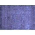 thumbnail image 1 of Ahgly Company Machine Washable Indoor Rectangle Oriental Blue Modern Area Rugs, 7' x 10', 1 of 4