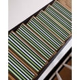 thumbnail image 3 of Green and Stair Treads Non Slip for Steps Dark Blue Stripe Minimalist Abstract Striped 4 Pcs Reusable Adhesive Stair Runner Mats for Dogs Elders Carpet Treads Rugs for Staircase 8x30 In, 3 of 7
