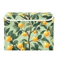 thumbnail image 7 of Yayeee Collapsible Cube Storage Bin with Lid Fabric Closet Decorative Basket with Handles, Orange Tree, 7 of 7