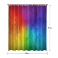 thumbnail image 5 of Colorful Tie Dye Pattern Shower Curtain 72"x84" ,Bathroom Decorative Shower Curtains Set with 12 Hooks,Modern Waterproof Washable Shower Curtain, 5 of 6