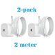 thumbnail image 1 of 2-pack - iPhone charger Fast charger - Adapter + Cable 20W USB-C 2m, 1 of 1
