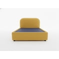 thumbnail image 2 of LASE Muebles Cama Queen Size Marsella Base+Cabecera Velvet Canalé Rosa, 2 of 4