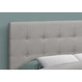 thumbnail image 3 of Bed Headboard Only Full Size Bedroom Upholstered Linen Look Grey, 3 of 4
