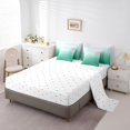 thumbnail image 3 of YST Green Ombre 7 Piece Comforter Set, Down Comforter Farmhouse Modern Abstract Art Quilt, Queen, 3 of 5