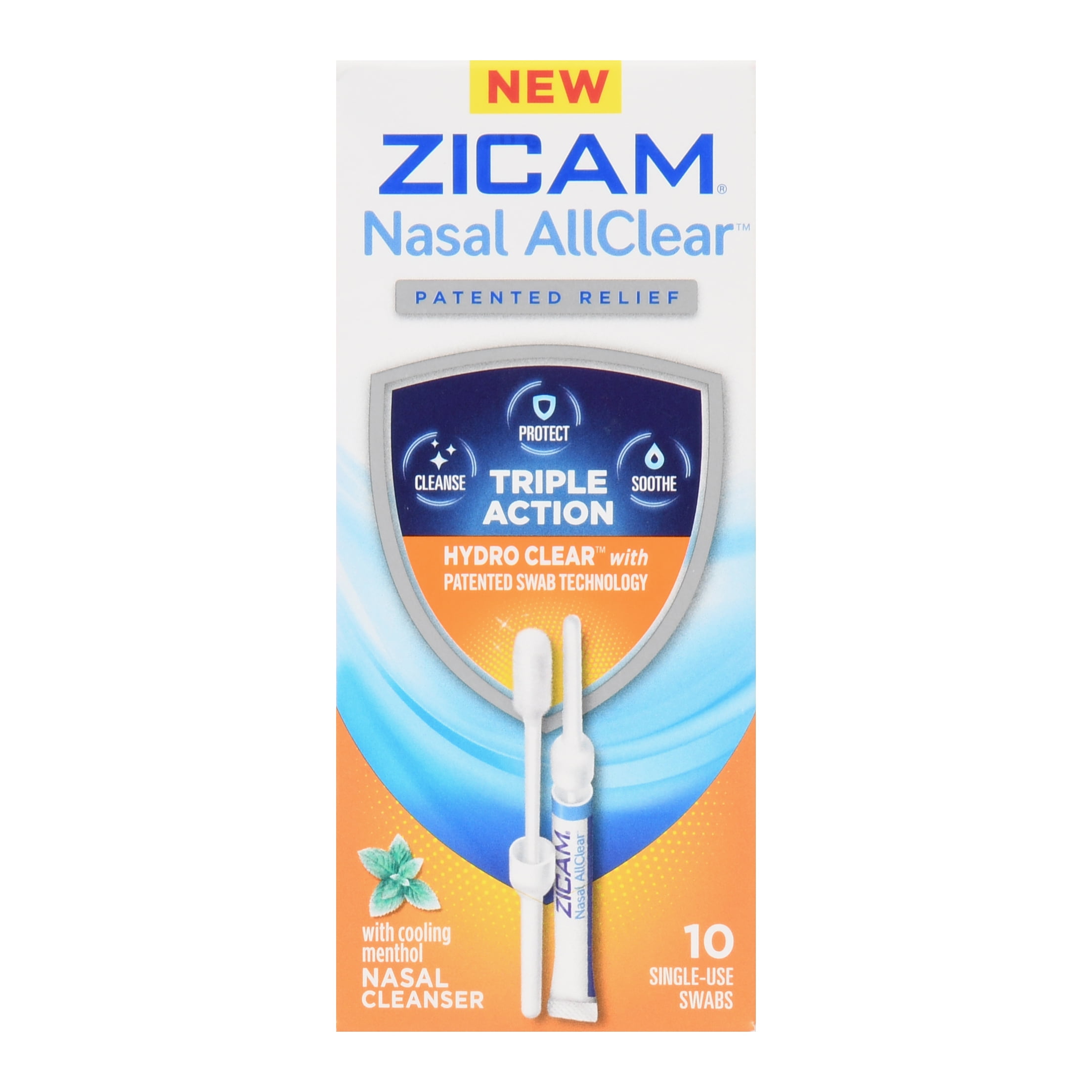 ZICAM Nasal AllClear Triple Action Nasal Cleanser with Cooling Menthol