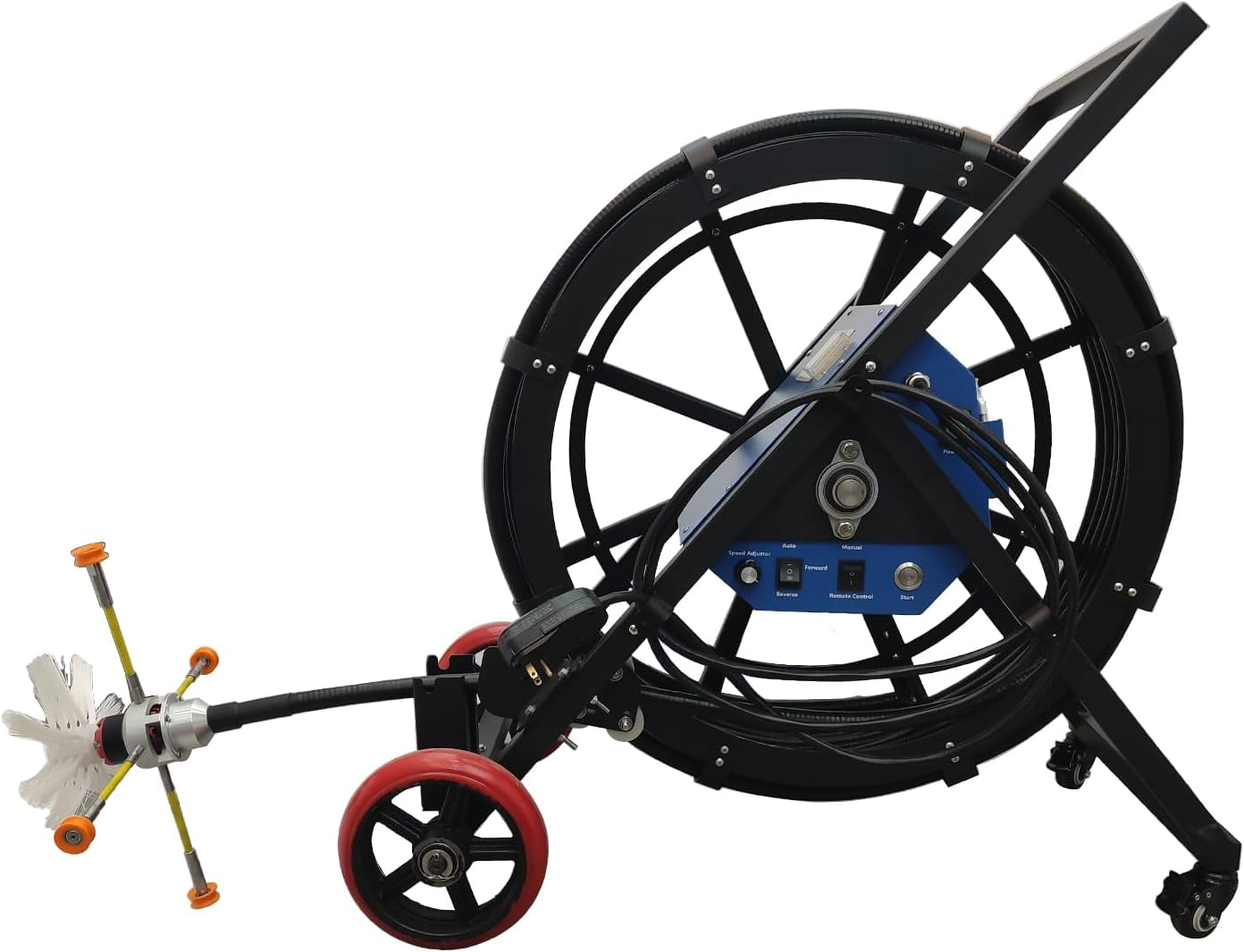 Air Duct Cleaning Machine Rotary Brush Pipe Duct Cleaning Machine Duct Cleaning Tools 0-1000r/min