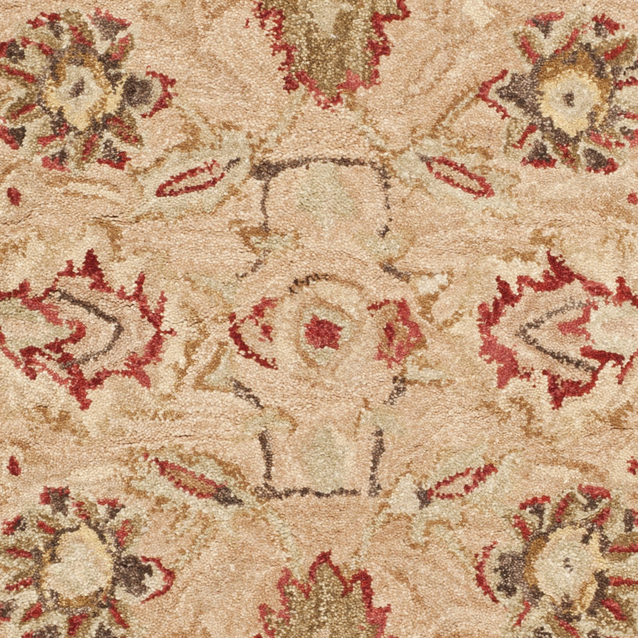 SAFAVIEH Anatolia Venice Floral Wool Area Rug, Beige/Beige, 3' x 5'