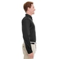 thumbnail image 4 of Harriton Men's Foundation 100% Cotton Long-Sleeve Twill Shirt with&nbsp;Teflon™ - M581, 4 of 4