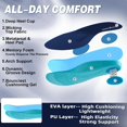 thumbnail image 5 of Men's Orthopedic Road Running Shoes: Comfortable Arch Supports Orthotic Sports Fashion Sneakers, Casual Outdoor Hiking Tennis Athletic Walking Shoes, 5 of 9
