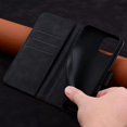 thumbnail image 3 of 1pc Black Case For Iphone 15 Pro Max (6.7 Inch) Premium Pu Leather Wallet Flip Case Cover With Stand Magnetic Closure Protective Case For Iphone 15 Pr, 3 of 5